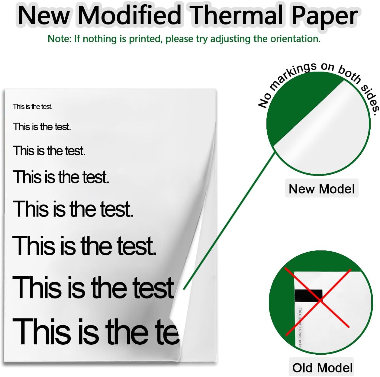 100 Sheets A4 Thermal Paper, 8.27x11.69' Thermal Paper(210 x 297 mm) for Portable Thermal Printer, Compatible with MT800/MT800Q/M08F/PJ762/PJ763MFi, for School or Work, Printing Files, Picture, etc